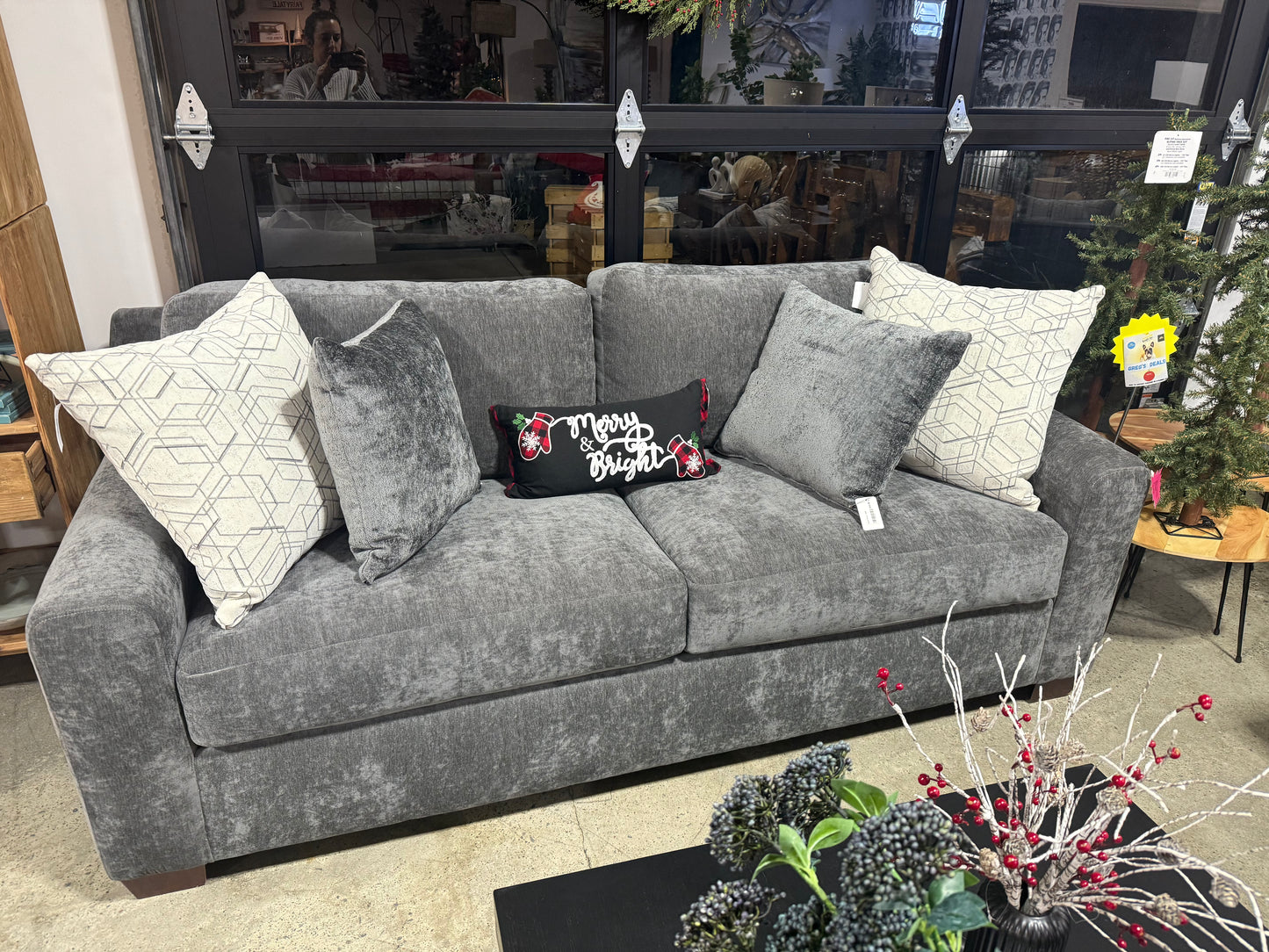 Murphy Sofa - Mercury Granite Gray- LLH