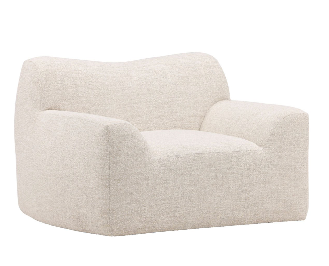 Zadie Sofa Chair - White - DVT