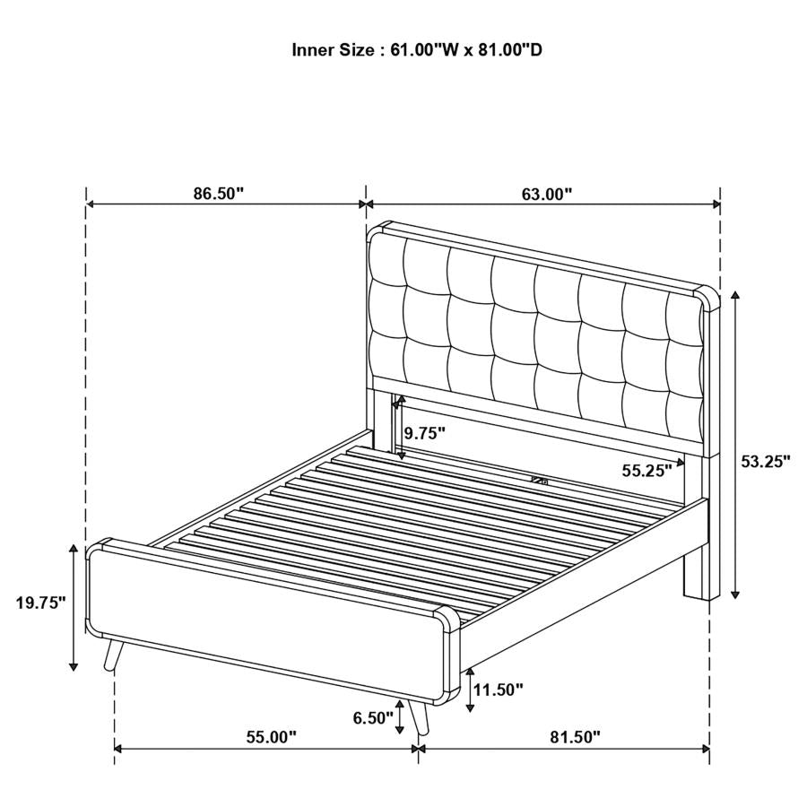 QN Knox Upholstered Bed - CFC