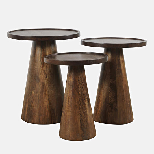 Knox Nesting Table Set - Chestnut - JFN