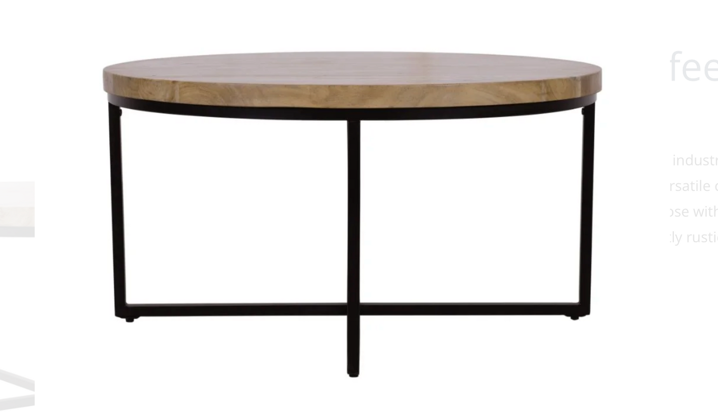 Ames Round Coffee Table- JFN