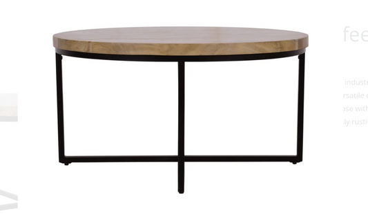 Ames Round Coffee Table- JFN