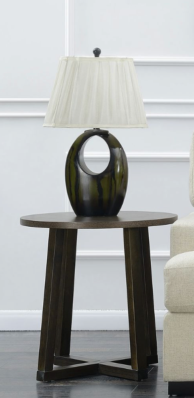 Industrial Round Occasional Side Table - ELMT