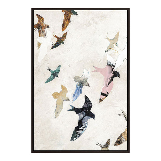 30" x 45"  Abstract Birds 2 - DVT